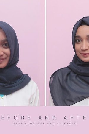 Before and After. #GoDiscover #SILKYGIRL #ClozetteID 💄💄💄
