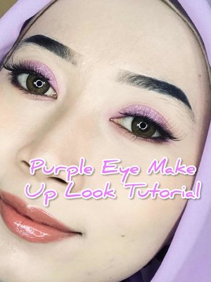 Purple Eye make up look tutorial..