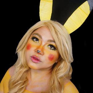 #Repost from Clozetter @auzola. As requested; Pikachu! 
. 
Do you like @pokemon ? Which Pokemon is your favorite?? 🥰
. 
This was such a fun makeup to make 🥰 You can check the makeup tutorial here #auzolatutorial 🌟🌟
. 
. 
. 
. 
#auzolamakeupcharacter #wakeupandmakeup #yellow #pikachu #pokemon  #pikachumakeup #makeupforbarbies  #undiscovered_muas #pokemonindonesia @undiscovered_muas #clozetteid #makeupcreators #slave2beauty #coolmakeup #makeupvines #tampilcantik #mua_army #fantasymakeupworld #100daysofmakeup