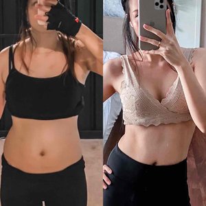 Progress badan aku before dan after workout! Yup aku lumayan rajin fitness workout dan jaga makan 🥰