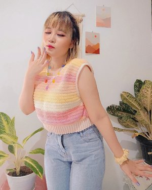 #Repost from Clozetter @mndalicious.


Just another dreamer 💭

Luv luv this Cupcake Pastel Vest Crochet by @momade.things 🧶🧁
.
.
.
.
.
#stylingbyamandatydes #clozette #clozetteid #cotw @clozetteco @clozetteid #lookbookindonesia @lookbookindonesia