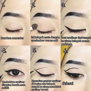 Sefruit tutorial eyeliner simpel ala-ala Make up Inspo.. hhiii