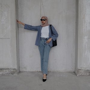 #Repost from Clozette Crew @astrityas. Hello, June💙
👖 @shenelin 
🥿 @otani.id 
-

#ootd #clozetteid #ootdindo #outfitinspiration #hijablook #hijaboutfit #hijabstyle #hijabfashion #hijabfashionstyle #ootdhijabinspiration #fashiontips #fashioninspiration