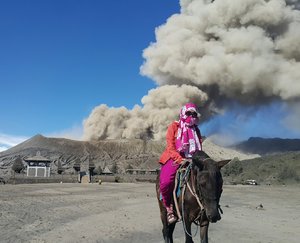 When Mount Bromo erupted
