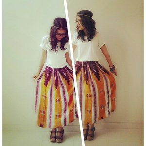 Batik kalimantan *love diy skirt #clozetteid #mybatikstyle