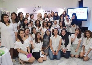 Super fun today with @accakappa_id @endermo_id @alorabeauty @Sociolla and also thank you so much to @clozetteid #clozetteid #MyHairMyPride #MyAccaKappaHair #clozettexaccakappaxsociolla 🤗👭👭👯😍😝🎉