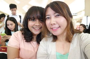 Take this picture with my friend  @vindyfreschi . Really like her camera 😄😄😄 make our picture so clean and focus too

#clozetteid #beauty #fotd #friend #pastel #pastelcolours #beautybloggers #indonesiabeautyblogger #인스타그램 #팔로우 #친구 #셀카스타그램 #샐피스타그램 #셀카 #셀피 #맞팔 #맞팔해요 #뷰티스타그램 #뷰티블로거 #뷰티 #블로거 #2016년