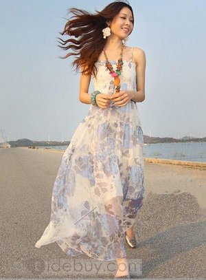 Hot Sale Maxi Print Dress Bohemian Summer Dress : Tidebuy.com