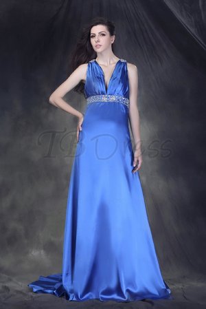 Elegant Column Floor-Length V-Neck Anderai's Evening Dress : Tbdress.com