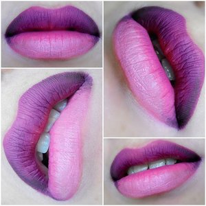 Ombre Lip yang kekinian.  Akhirnya bisa juga bikin: D...@sleekmakeup fandango purple, brink pink mixed with concealer.#clozetteid #lipstickmafia #lipaddict #lipjunkie #alexfaction #marioncameleon #mayamiamakeup #missjaminaz #depechemode #tialacakeface #dressyourface #naye0na #fotdibb #lotd #potd
