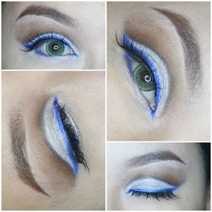 Blue Liner Addict recently 😀😀😀 ...#clozetteid #eotd #fotdibb #potd #mayamiamakeup #makeupbyjackie #auroramakeup #hudabeauty #zukreat #pinkperception #maryammaquillage #makeupbyme #makeupaddict #eyeliner