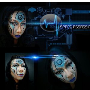 Space Assassin This look is inspired by mixed of assassin creed book and a picture i saw on google when im looking for ab ideaIt is also an entry for #indonesianbeautyblogger MUC feat @cjcamjoe @softlensasia and @smartfrenworld #futuristic #underneathyourskin #smartlook #beautygoesbad #jordanhanz #luvekat #jewshopalot #lespinceauxdecaro #dehsonae #laurajsfx #DesignsByDane #clozetteID #sfx #specialfx #instamakeup