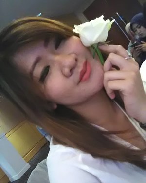 rose flower make me happiness 🌸🌸 #clozetteid #selfieoftheday #rose