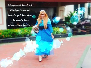 Sat, Nov 5th, 2016---- Never look back! Do the best, struggle for your dream and let the universe do the rest... just believe that #miracle will happen.. 😉👑💕👠 #Cinderellaquote #Princess #disneyprincess #modestCinderella #disneyprincess
#Disneyinspiration 😊👑👗👠 #clozetteID @clozetteid #hootd #ootd #modestfashion #modestwear #graduationparty #stylecovered #fashion #style