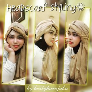JULY 7th, 2015-------😺😼😺 #heztyharajuku #turban #turbanista #modestfashion #coveredstyle #scarf #headscarf 😺😼😺 #OOTD #fashion #style #instafashion #instabeauty #modest #modesty #stylish #clozetteid @clozetteid