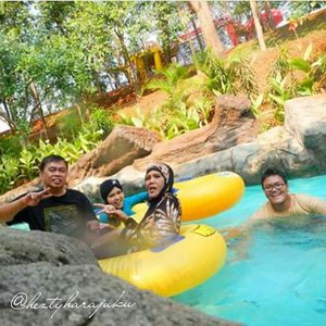 July 23rd, 2015 🌊🍹🗻#Clozetteid  #hotd #heztyharajuku in #modest #swimwear & #turban #coveredstyle with mi familia @waterkingdom_mekarsari #Cibubur #Jakarta #Indonesia in this #EidHoliday #highseason 🎀💖🐙 #modestfashion #modest #style #stylish #modesty #fashion #coveredstyle #scarf #headscarf  #instafashion #summer  #waterpark #waterkingdom #familytrip 🐙🐙🐙 ... #Floating & #fun !
