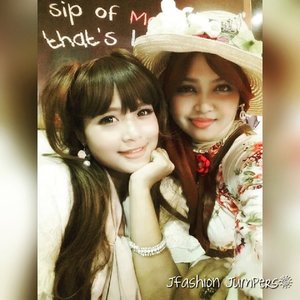 🎀🌹🎀 #FLASHBACK :  #heztyharajuku from #JFashionJumpers #fashioncommunity #Jakarta #Indonesia #jakartastreetstyle #OOTD #hotd #classicbeauties #sisters 🎀🌹🎀 With my #kawaii sister #Princess @mineko_shirota ... we looked fab in #vintagestyle and #shabbychic ! 😉🌹🎀🌹 #ClozetteID #fashion #style #romagyaru #romanticgyaru #modestfashion #coveredstyle #modesty #stylish #scarf 💜💜💜 |  #instafashion #instabeauty #nonebelande
