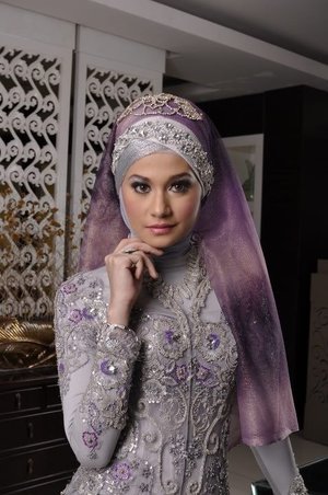 purple hijab for rapunzel look