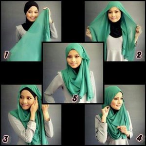 HIJAB FOR HEART-SHAPED FACE