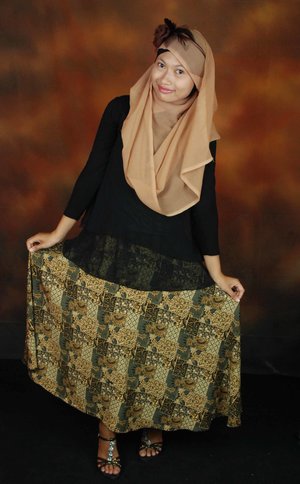 #ootd #hijablook #vintagelook #batikindonesia 