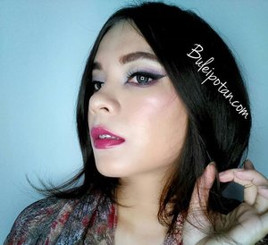 Heelooooo evribadeh. How is your day?.Mine is well, all is well 😎...MOTD today proudly using local brand from @sariayu_mt , curios with the Product, go ahead at my blogspot, you will found out 😁😁..http://www.buleipotan.com/2016/03/Lipstik-Matte-dan-Lip-Gloss-Sariayu-Krakatau.html...#Sariayu #trendwarnakrakatau #instagood #instalike #instapic #instabeauty #makeup #motd #fotd #lotd #clozettebeauty #clozetteID #vegas_nay #mayamiamakeup  #chrisspy  #maryammaquillage  #wakeupandmakeup  #dressyourface #universodamaquiagem_oficial #hudabeauty #lookamillion #ibb #indonesiabeautyblogger  #beautyblogger #eotd #makeup #eyemakeup #look #lips