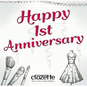 Congratsss yaaahh @clozetteid

EKSis yahh !!!
#ClozetteID #Clozette1stAnniversary #ClozetteMember #Anniversary #Instadaily #POTD
