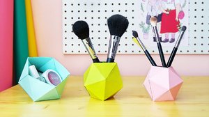 DIY Make Up Brush Holder + Storage! | by tashaleelyn - YouTube