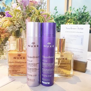 New anti aging products from @nuxeindonesia
Nuxellence Eclat for Day
Nuxellence Detox for Night

#nuxeid #clozetteid #skincare #nuxe