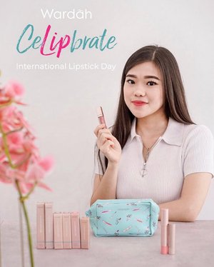 Each lipstick has a different story. Lip Cream for hangout, Lip tint for daily, etc. Which one are you?I have lots of @Instaperfectbywardah lipsticks such as Lip Matte Paint, Lip Crayon & Matte Satin Lipstick! I choose to wear Lip Matte Paint all day long for today, very longlasting! _HAPPY INTERNATIONAL LIPSTICK DAY! 💋You can find all these products in @watsonsindo :) #WardahCeLipbrate#WardahForLipstickDay#InternationalLipstickDay