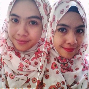 In Pashmina Sakura Series - Red Cherry
Which one do you prefer? With or without make up?

#PhotoGrid #clozetteid #ClozetteID #hijabootdindo #hijaboftheday #hijab #SILKYGIRL