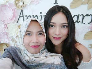 Kebanting. 😂
It's nice to meet you in person, tho! And by the way, I knew you since you were with your ex. Your videos and trips. 😂👌 Thank you for sharing at @mayoutfit 4th Anniversary, kak @nabilagardena ~ 
#clozetteid #beauty #beautyandfashion