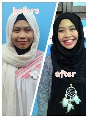 Before and after makeup!#ClozetteID #GoDiscover #SilkyGirl