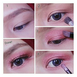Done with easyblushed eyemakeup. have a try 😍😍😍😍😍 #blogger #newbie #girl #indonesia #woman #beautyblogger