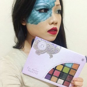 Every color on my face come from this palette. @sariayu_mt 25 best choice colors if asian womanAnd as for Lip Color I use Mirabella color Fix Lipstick no 65#fdbeauty #clozetteid #halloween #thosearescale #needabettercamera