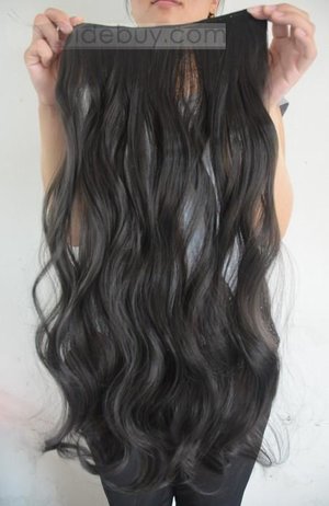 Top Quality Clip in Indian Remy Hair about 20inches Wavy 100%Human Hair : Tidebuy.com