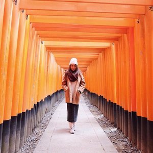 Fushimi Inari Taisha, Kyoto (Winter 2016) 
#ClozetteXAirAsia #KLFWRTW2016 #ClozetteID