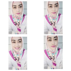 Lagi ganjen, sambil nunggu #selfie-in aja ✌😎💪 #clozettedaily #clozettehijab #clozetteid #hijabstyle #hijabi #lifeofablogger #mommyblogger #socialmediamom #pink