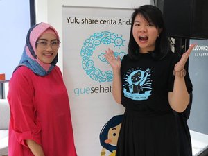 Happy to meet Co-Founder @guesehat, Robin. 💞#discovernewbeauty #guesehat #pakaiguesehat#lifestyleblogger #socialmediaqueen #mommyblogger #lifeofablogger #socialnmediamom #clozetteid #saturday