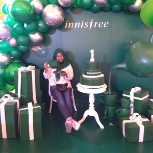 Happy anniversary @innisfreeindonesia 🎉🎉#BeautyGreenTea #GreenTeaSeedSerum #InnisfreeIndonesia #Happyinniversary #innisfreeindonesia #clozetteid