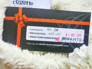 Thankyou @clozetteid  for the prizes ( @irwanteamhairdesign voucher )😘 , the prizes has come yesterday 😉

#irwanteam #clozetteid #irwanteamhairdesign #voucher #clozetter #surprisetreasure #gift #prizes #jakarta #indonesia #lifestyle