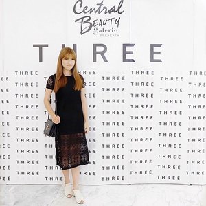 I'm attending the opening of @threeindonesia counter at Beauty Galerie Central Neo Soho. Congrats for your second counter in Indonesia! .
.
.
#clozetteid #clozette #beautyevent #beautybloggerid #threecosmetics #monochrome #ootdindo #lookbookindo #potd #picoftheday