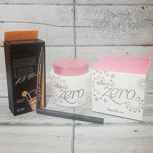 Been repurchasing these babies for several times already because I love them so much!

Banila Co Clean It Zero and Clio Brush Liner Kill Black ♥♥♥ #vscocam #koreancosmetic #eyeliner #makeup #clio #banilaco #beautyblogger #clozetteambassador #ClozetteID #clozette #followme