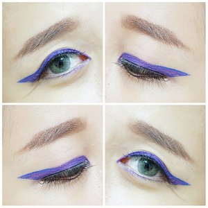 Ready to show up some colors on your eyes? Here I use ColorStay Eyeliner Amethyst and ColorStay Skinny Liquid Liner Electric Blue from @REVLONid to #EYEmphasize my colourful look.

Simple yet daring colors, I love it!

#revlonid #colorstayid #mycolourfulaffair #bblog #eye #beautyblogger #eyemakeup #eyelook #clozetteid #clozette