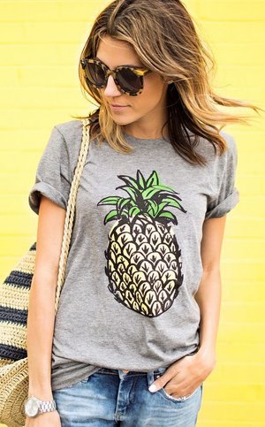 Pineapple tees <3 I think I'm addicted to "pineapple" now