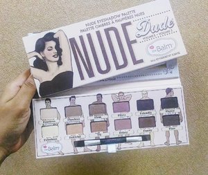Nude Dude Eyeshadow palette volume 2 #TheBalm from @orami_id. Thank you for the gift. Can't wait to try for my eye 😍😘.
. . . . 
#OramiLife #ClozetteID #nudedudepalette #thebalmcosmetics #makeup #makeupaddict #instapic #instamood #instalove #instagood