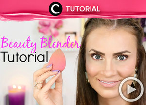 Masih bingung cara menggunakan beauty blender? Yuk, cari tahu caranya dalam video berikut http://bit.ly/2306gW7. Video ini di-share kembali oleh Clozetter: @kyriaa. Cek Tutorial Updates lainnya pada Tutorial Section.