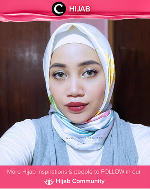 Inspirasi makeup look untuk lebaran dari Clozetter Dita. Simak inspirasi gaya Hijab dari para Clozetters hari ini di Hijab Community. Image shared by Clozetter: @rayditaa. Yuk, share juga gaya hijab andalan kamu