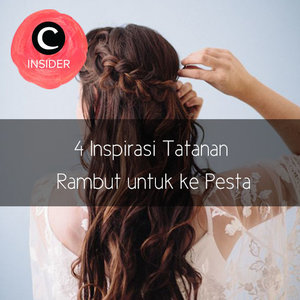 Get ready for party with this easy hair style from Cosmopolitan.com here http://bit.ly/1IRIVMM. Photo from Pinterest. Simak juga artikel lainnya di http://bit.ly/ClozetteInsider