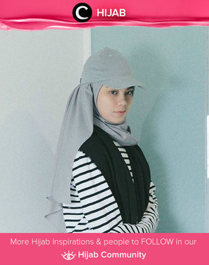 Added a touch of hijab boyish look with a cap on hijab. Simak inspirasi gaya Hijab dari para Clozetters hari ini di Hijab Community. Image shared by Clozette Ambassador: @inalathifahs. Yuk, share juga gaya hijab andalan kamu 