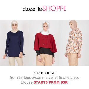 Tampil gaya ke kantor dengan blouse simpel favorit. Belanja blouse favoritmu dari berbagai e-commerce site MULAI 95k di #ClozetteSHOPPE!
http://bit.ly/bluswbst